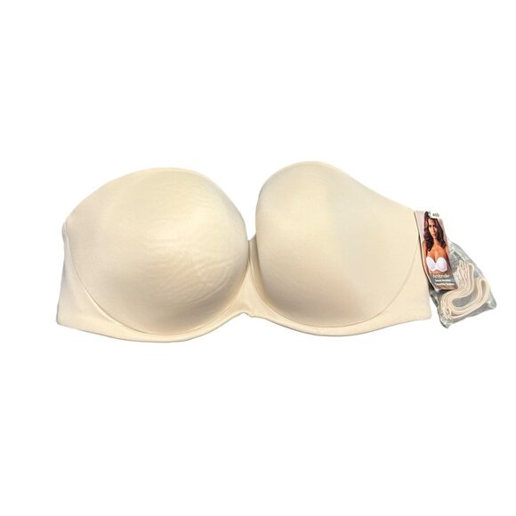 Ambrielle 40D Bra Tan‎ Multiway Strapless Underwire Back Closure new - Picture 1 of 6